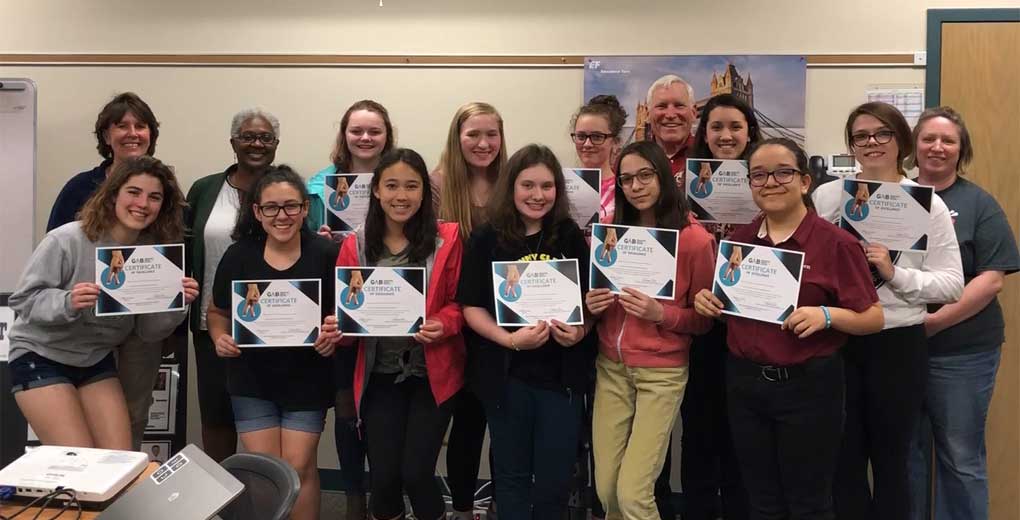 Milwaukee Girl Scouts Take The Upstander Pledge