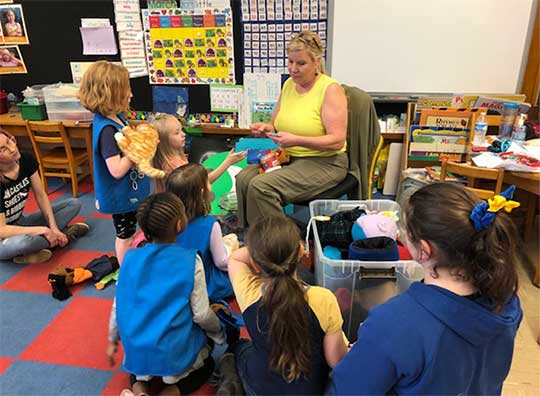GAB Meets With Girl Scout Daisy Troop at Burdick Elementary and Middle School